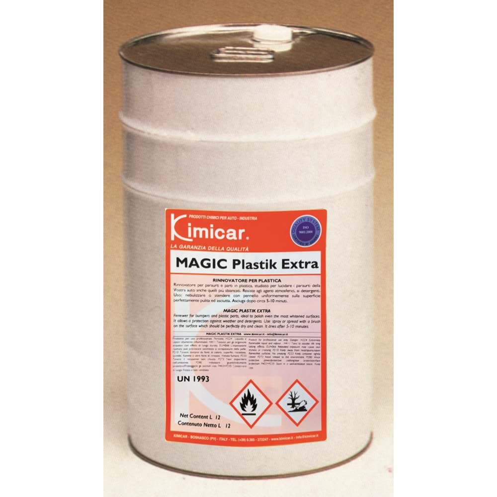 KIMICAR MAGIC PLASTIK EXTRA Plastik Trim Yenileyici - 12 KG