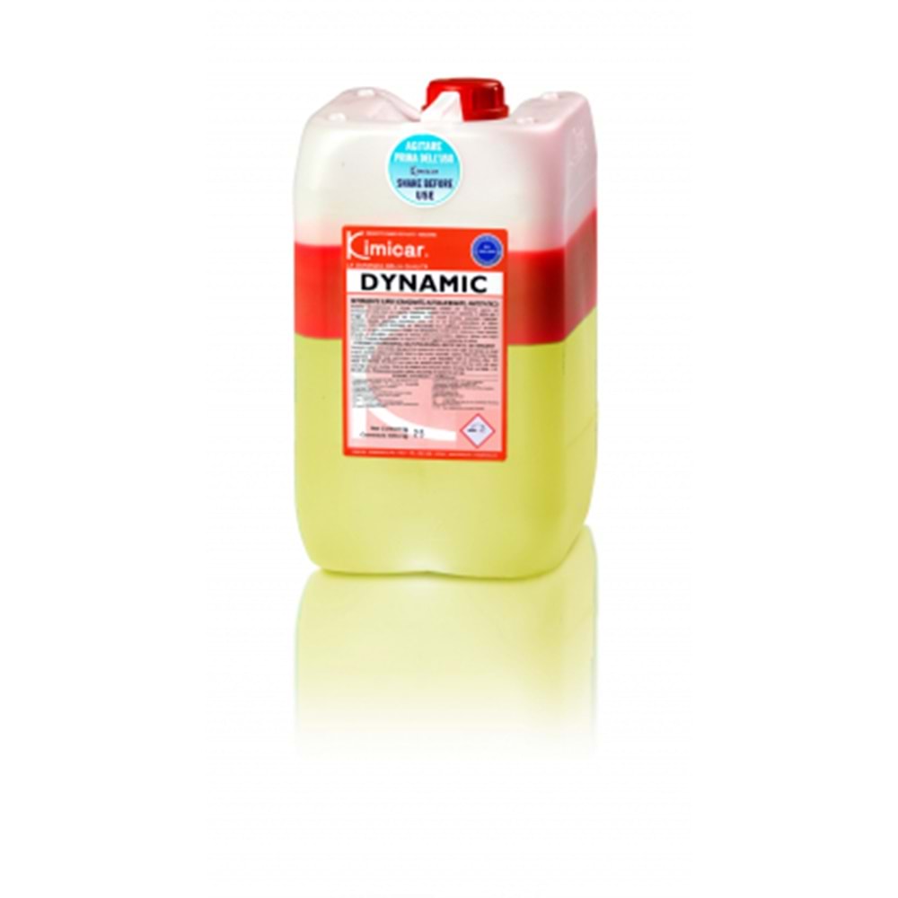KIMICAR DYNAMIC Süper Konsantre Çift Kompenantlı İş Makineleri Tır Dorse Branda Temizleyici Şampuan (1 : 90 Konsantre) - 25 KG