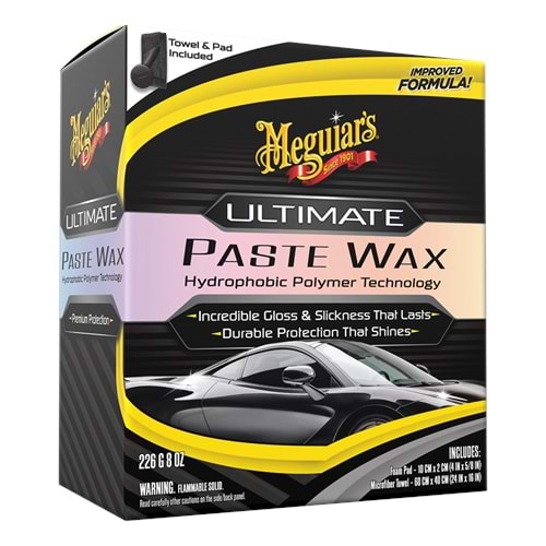 Meguiars Ultimate Paste Wax Boya Koruyucu Katı Cila v2.0 226g