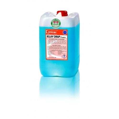 KIMICAR KILAV DRAP FOAM Detaylı Kumaş Temizleyici Ekstra Köpük (1 : 25 Konsantre) - 25 KG