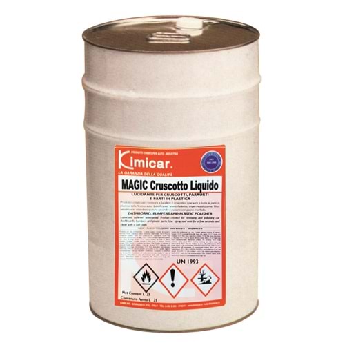 KIMICAR MAGIC CRUSCOTTO LIQ Plastik Trim Yenileyici - 12 KG