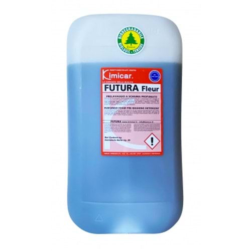 KIMICAR FUTURA FLEUR Parfümlü Ön Yıkama Deterjanı (1 : 80 Konsantre) - 25 KG